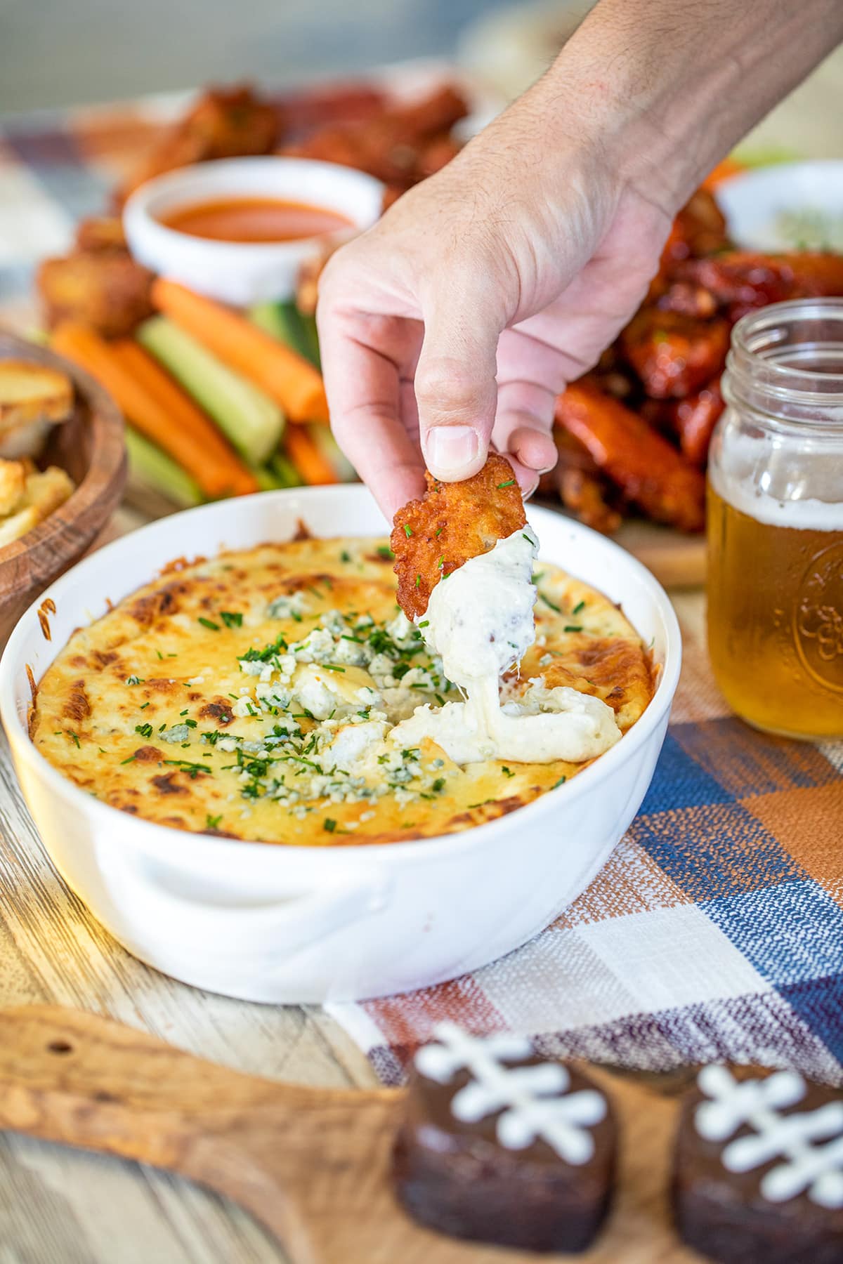 Hot Blue Cheese Dip