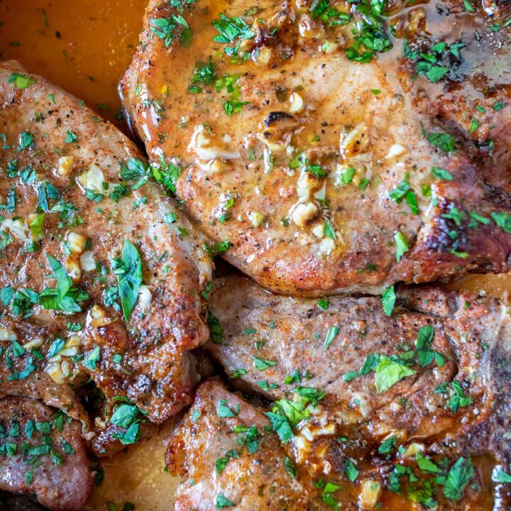 Oven Baked Garlic Ranch Pork Chops