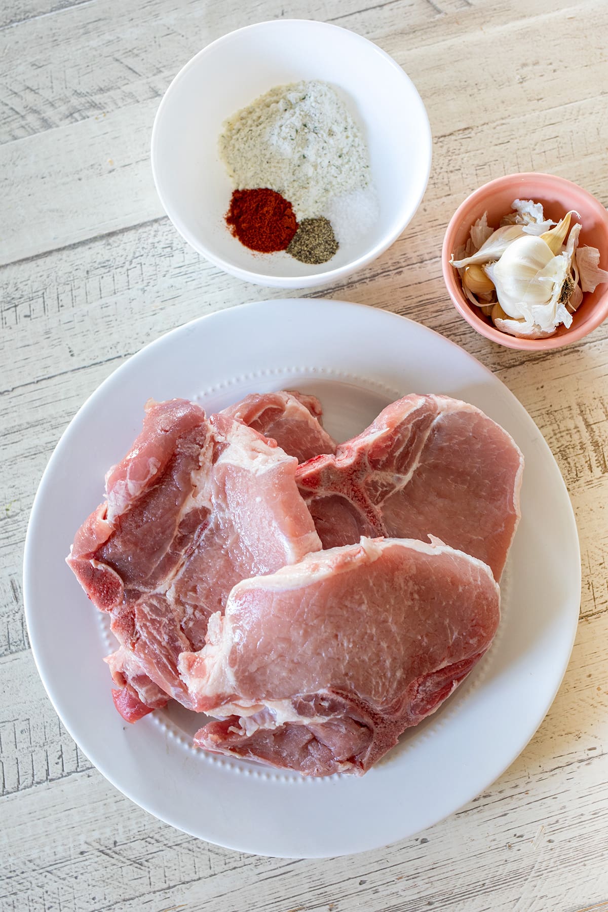 Oven Baked Garlic Ranch Pork Chops