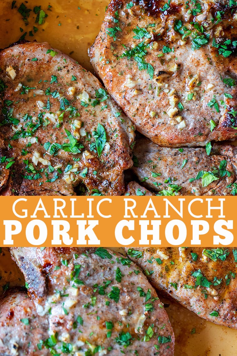 Garlic Ranch Pork Chops • Freutcake