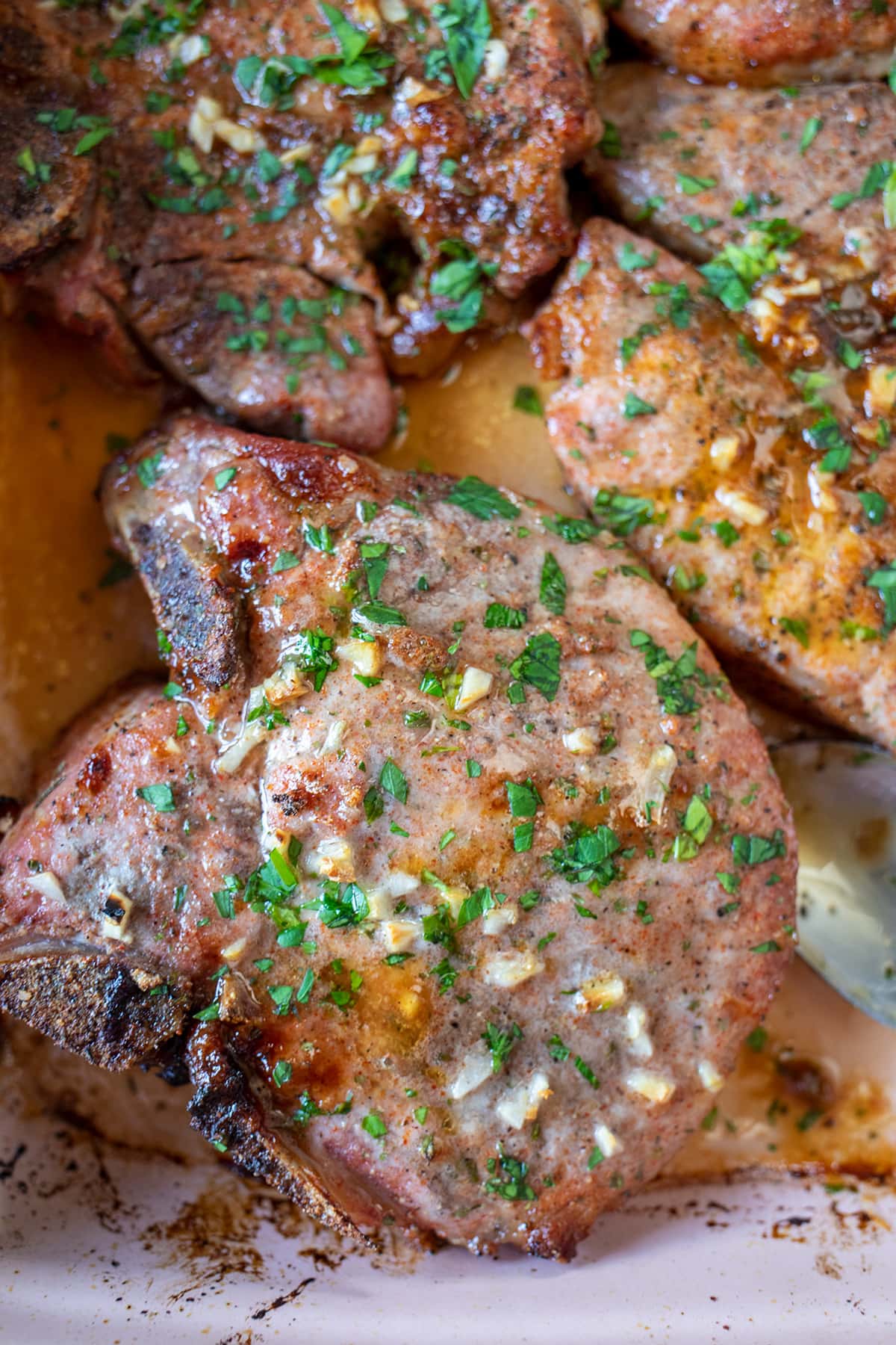 Oven Baked Garlic Ranch Pork Chops