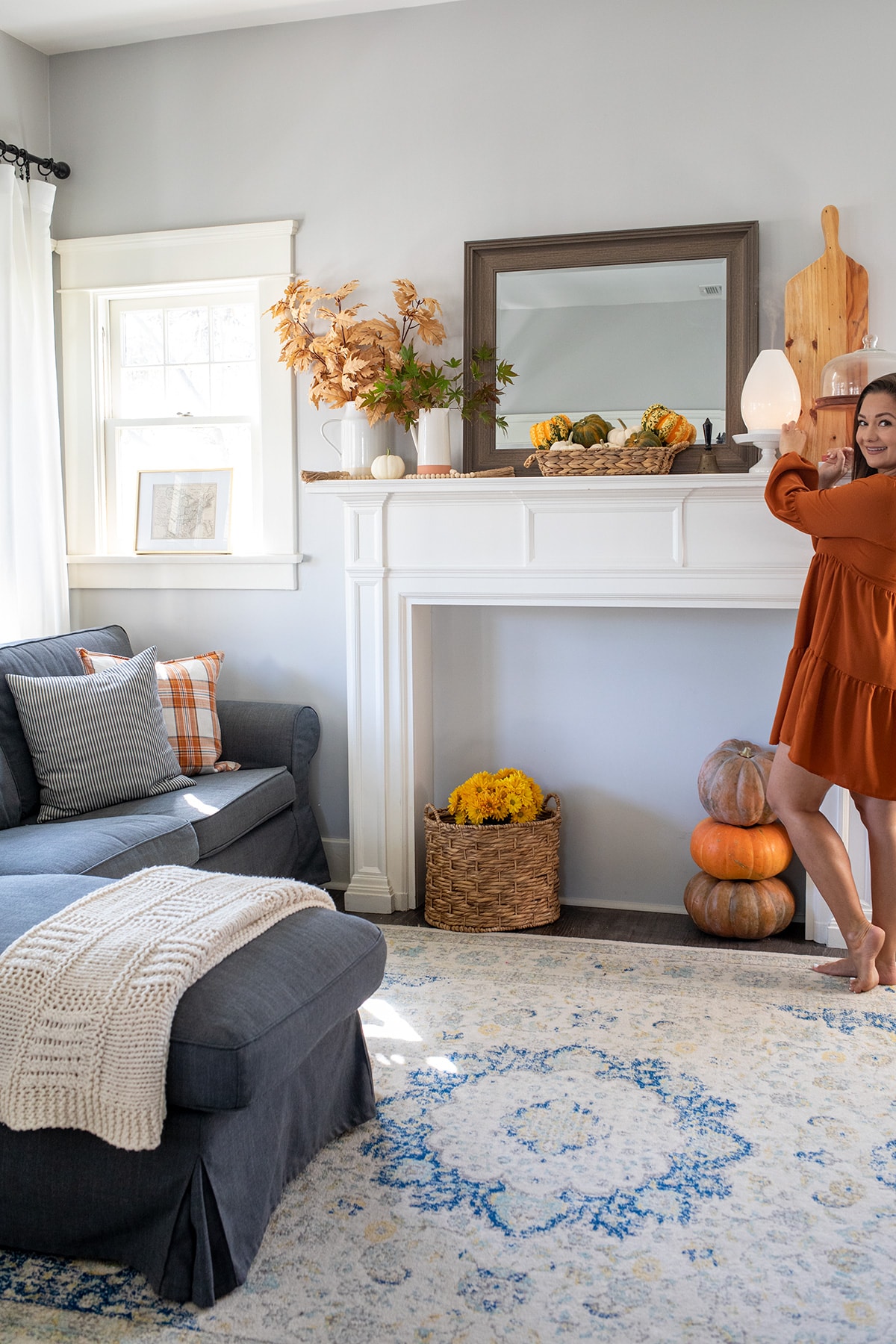 Simple Fall Living Room Decor Freutcake