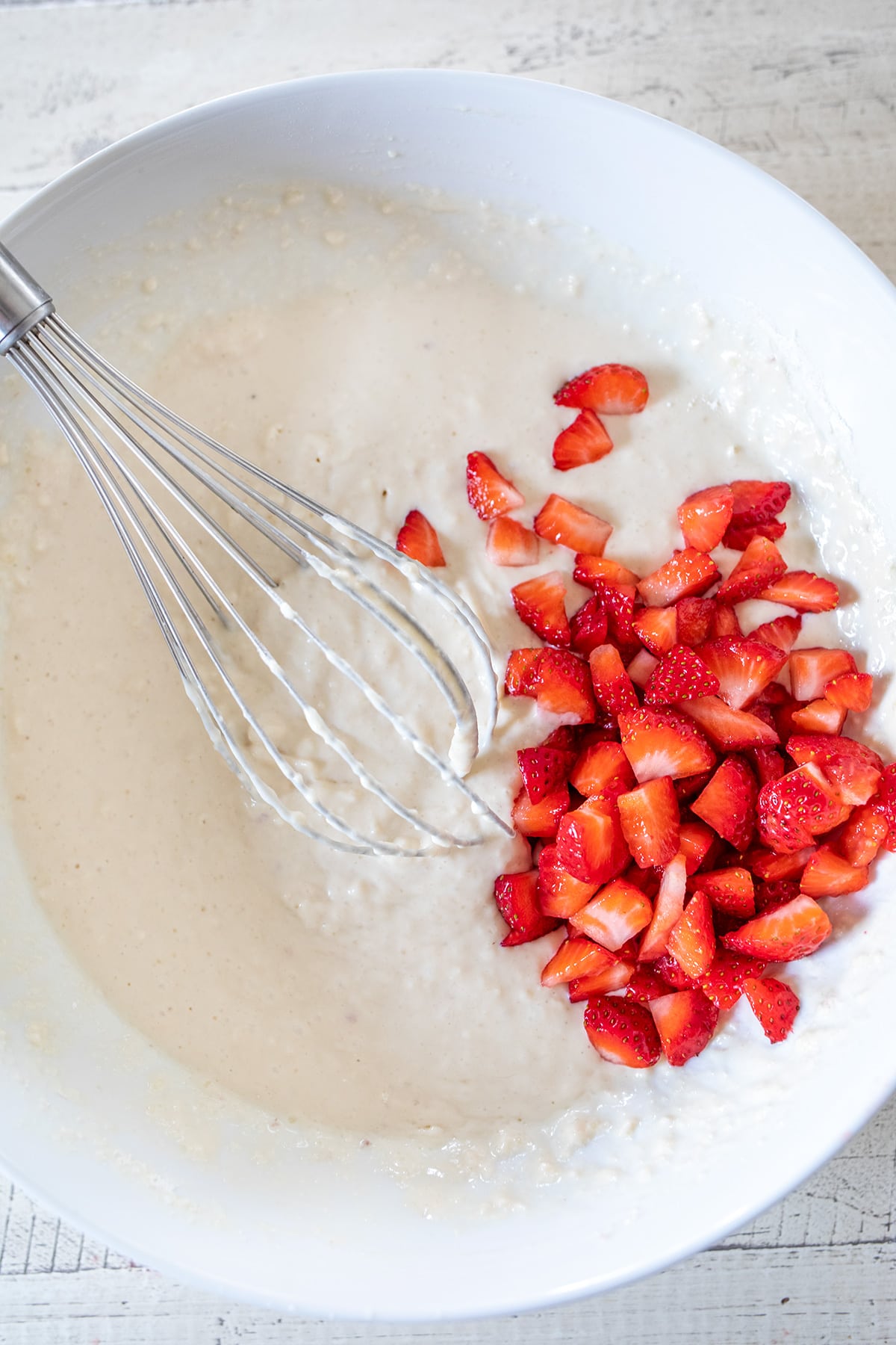 Double Strawberry Yogurt Pancakes