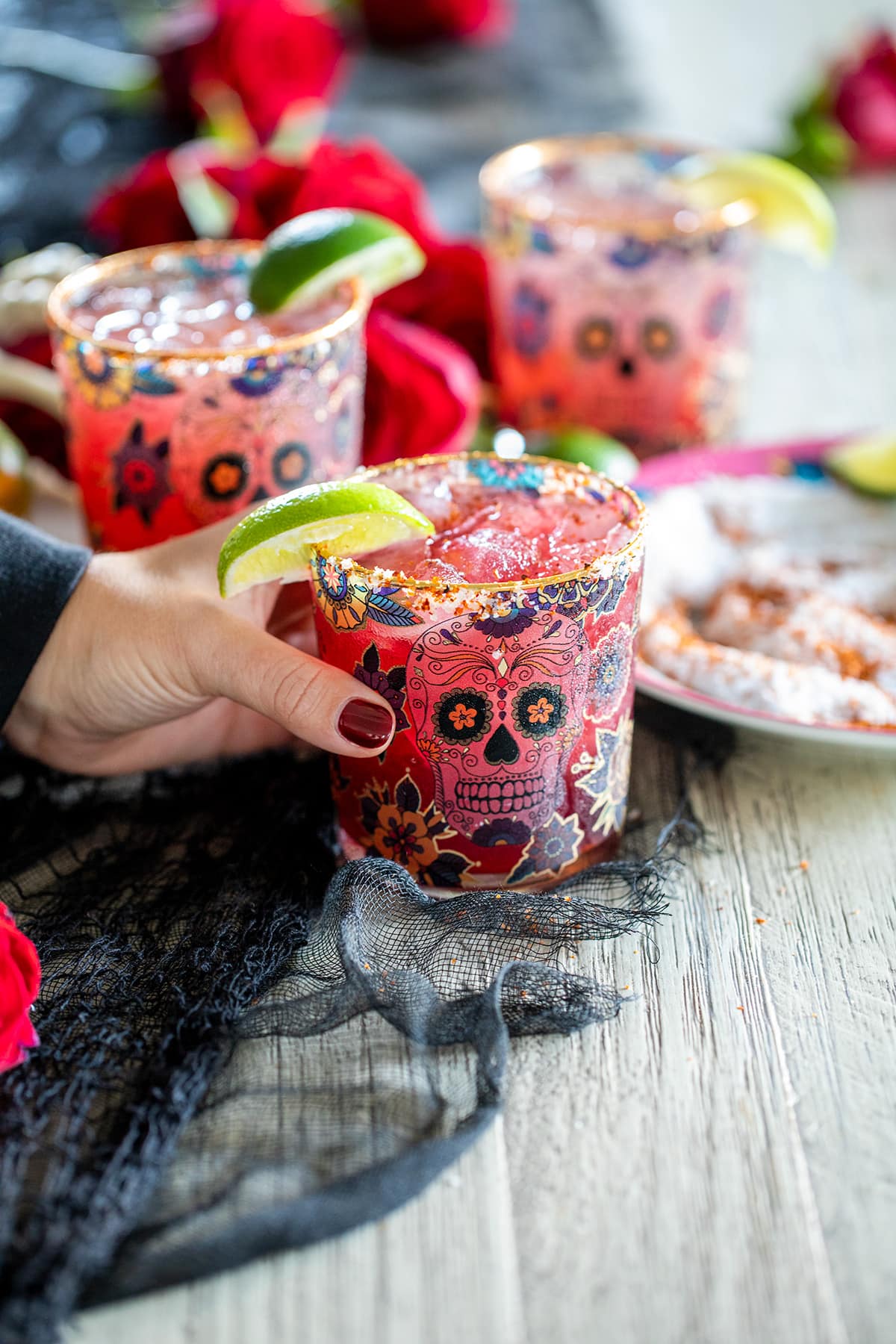 Chili Pomegranate Margarita
