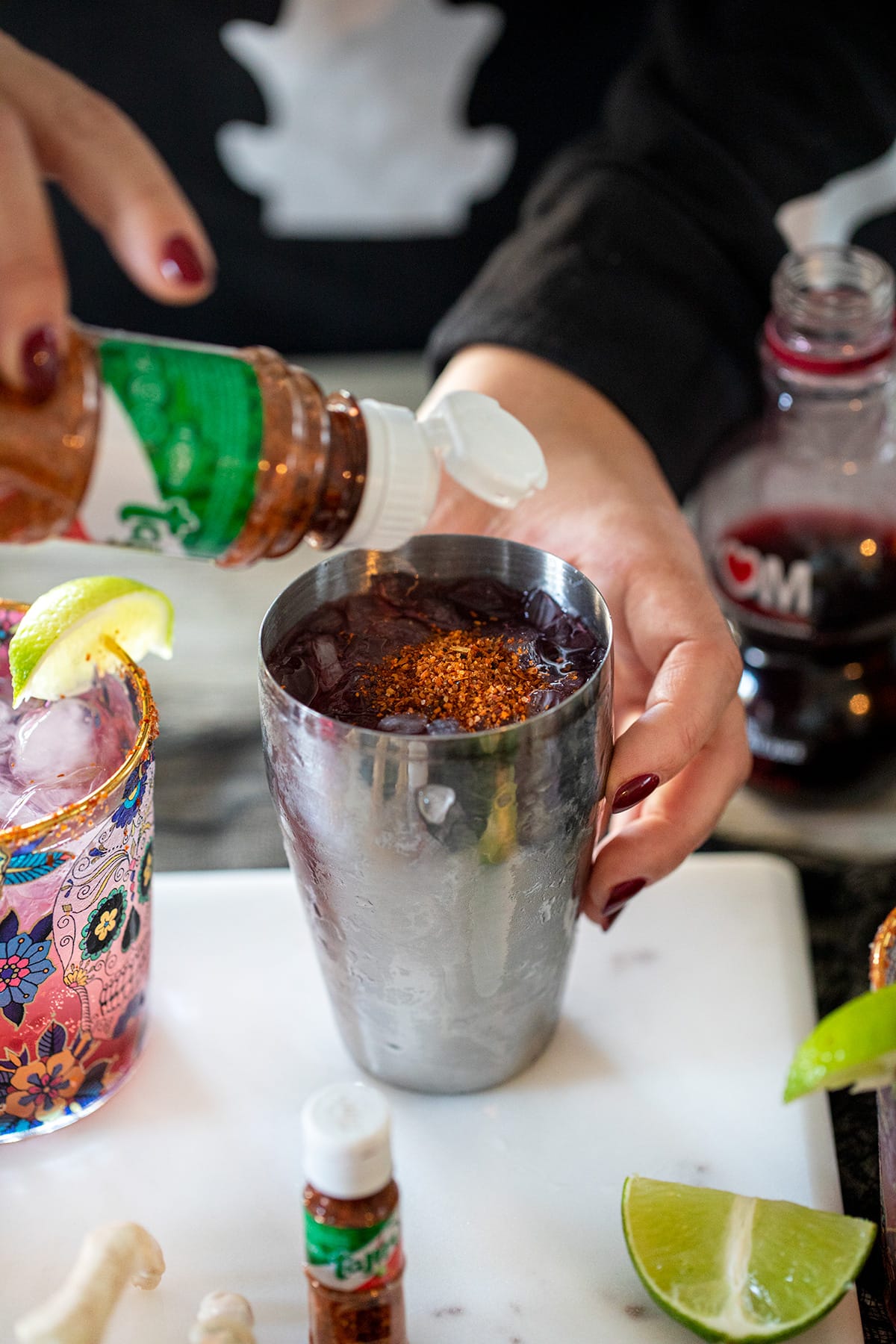 Chili Pomegranate Margarita