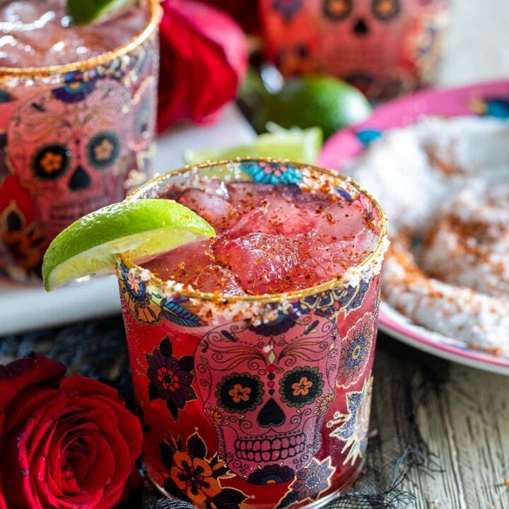 Chili Pomegranate Margarita