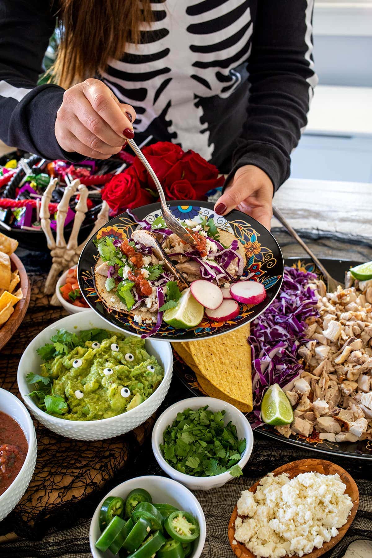 Halloween Taco Bar