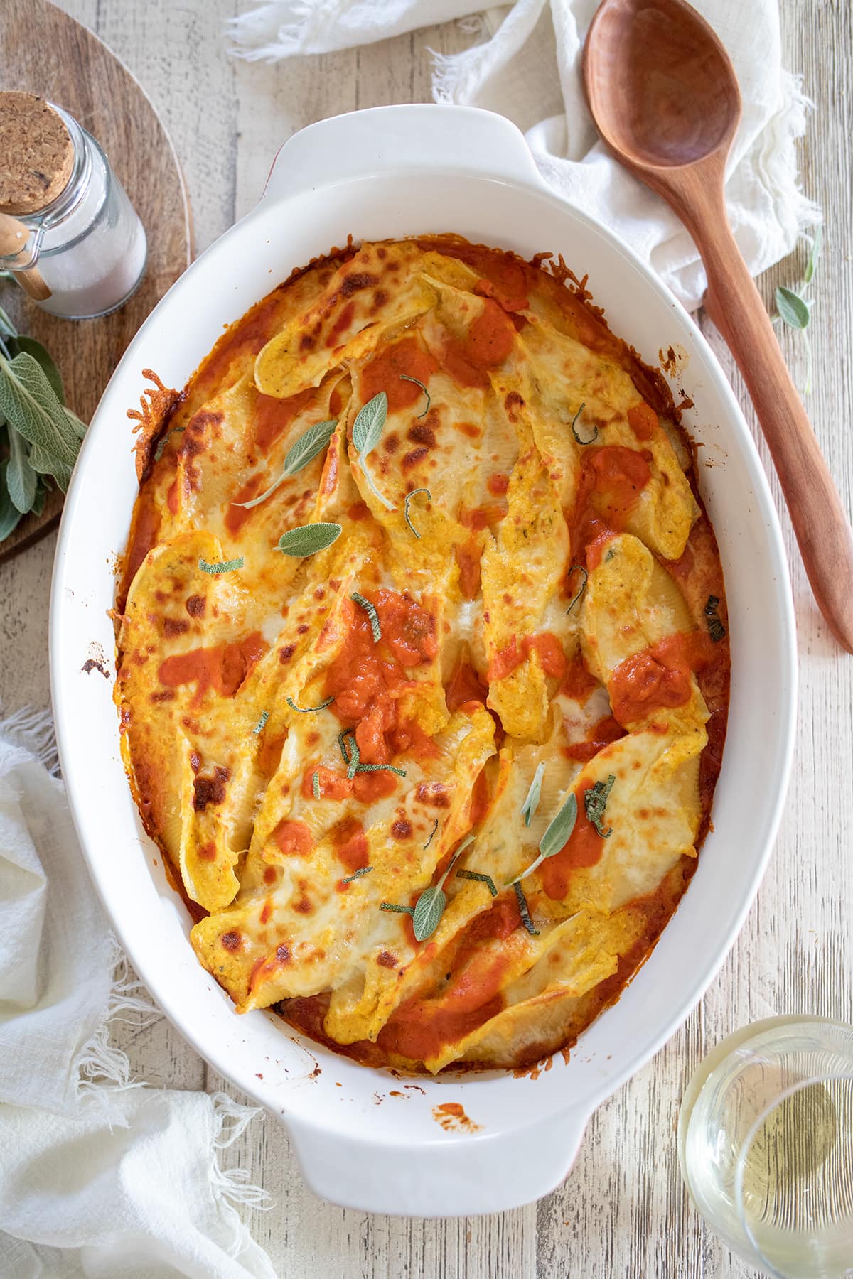 Creamy Pumpkin Ricotta Stuffed Shells