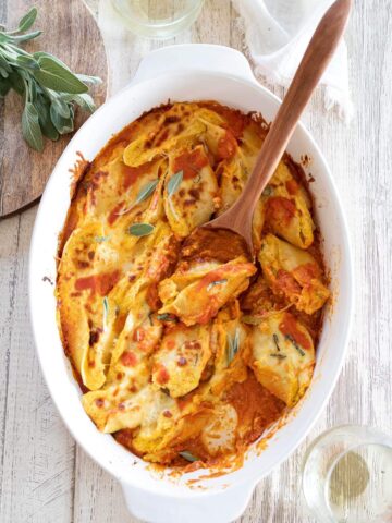 Ingredients in Pumpkins Stuffed Shells