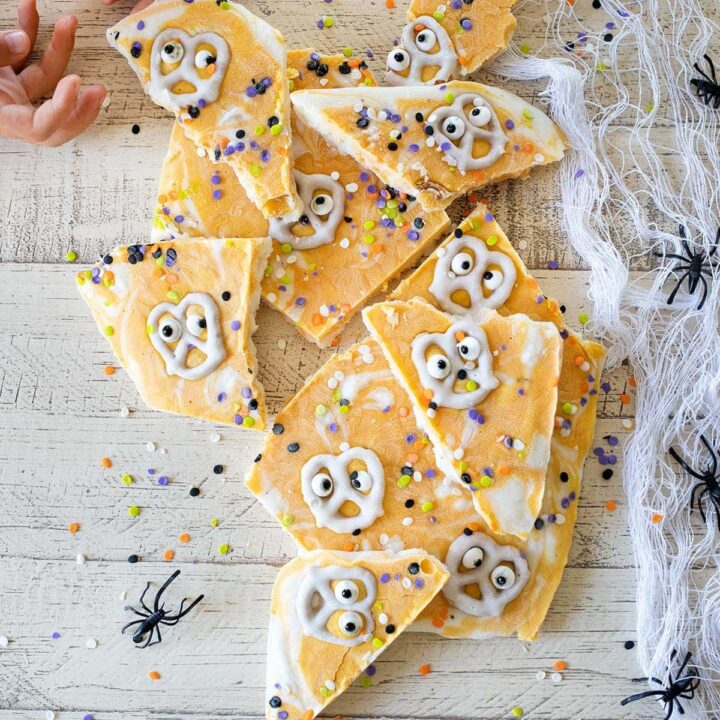 Pumpkin Yogurt Boo Bark