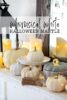 Chic White Halloween Decor