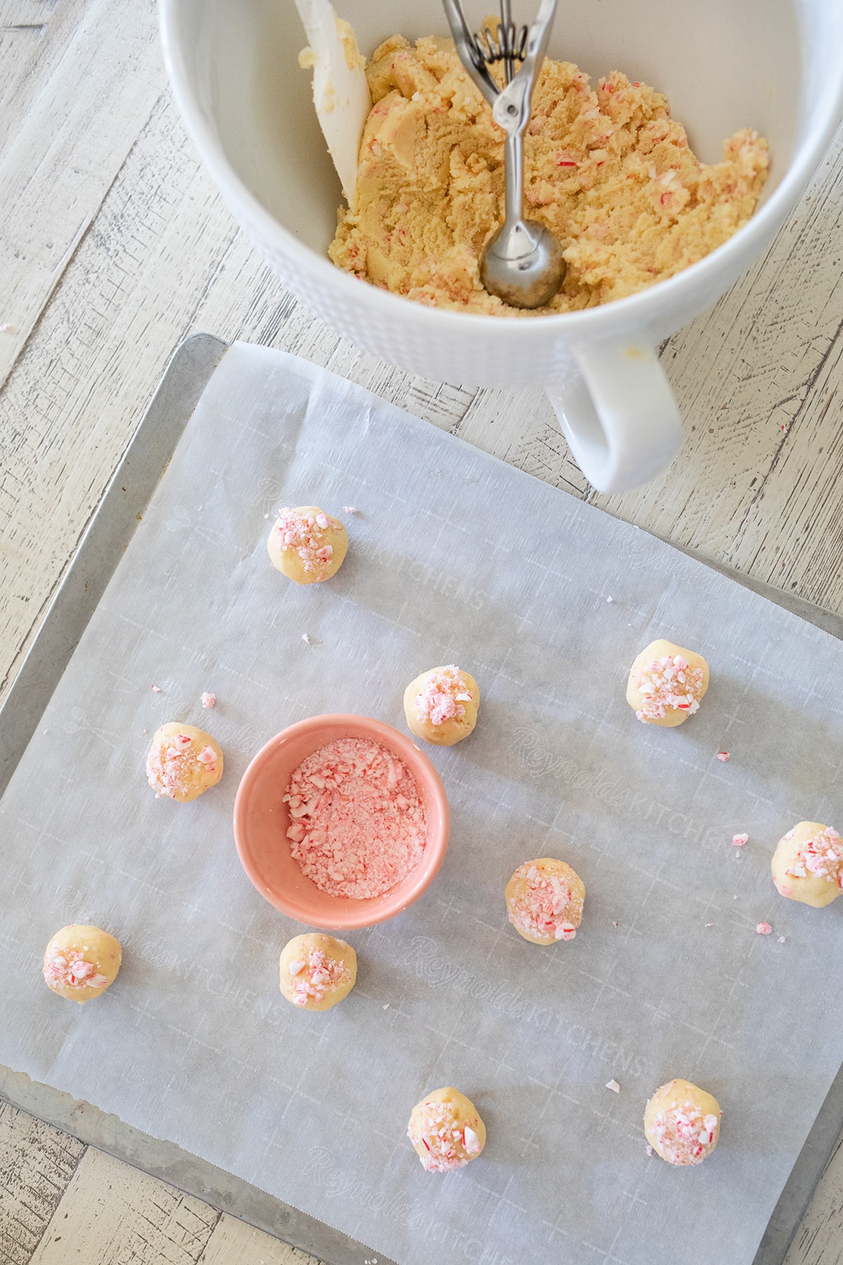 Peppermint Sugar Cookies