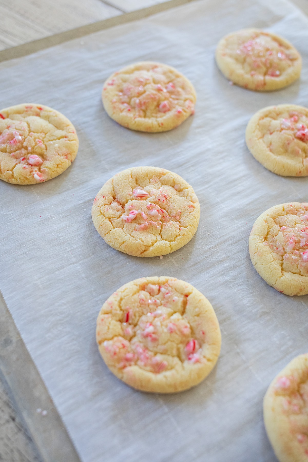 Peppermint Sugar Cookies