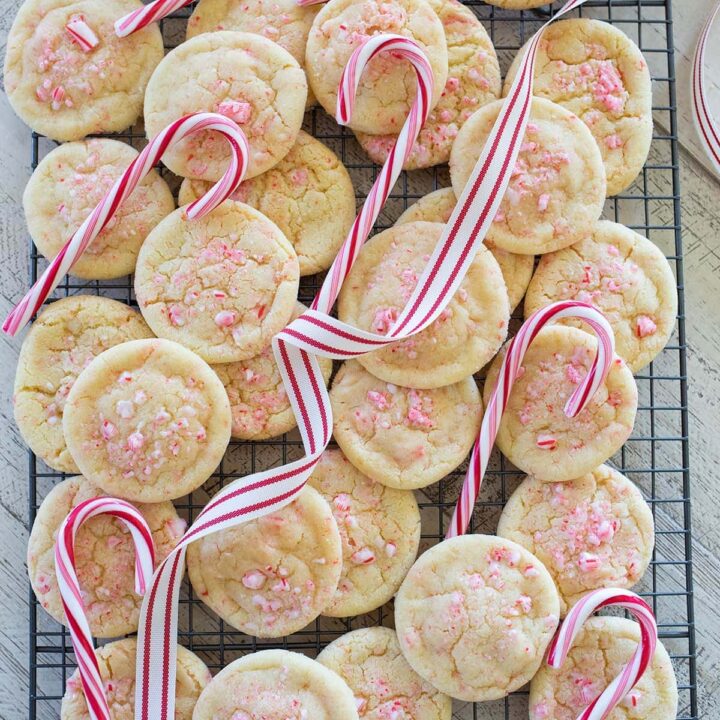 Peppermint Sugar Cookies