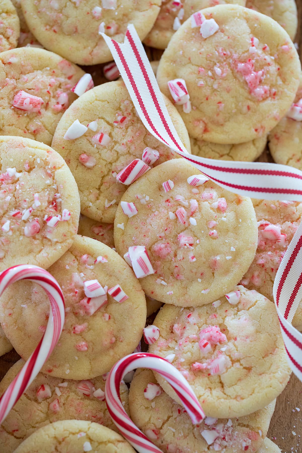 Peppermint Sugar Cookies