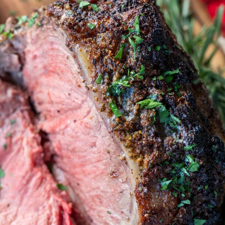 Garlic Herb Butter Beef Roast