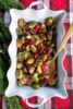 Roasted Brussels Sprouts with Cranberries