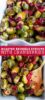 Roasted Brussels Sprouts with Cranberries