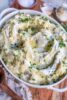 Sour Cream Chive Mashed Red Potatoes