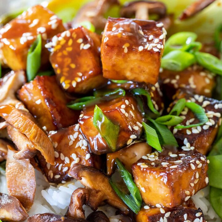 Orange Tofu Bowls