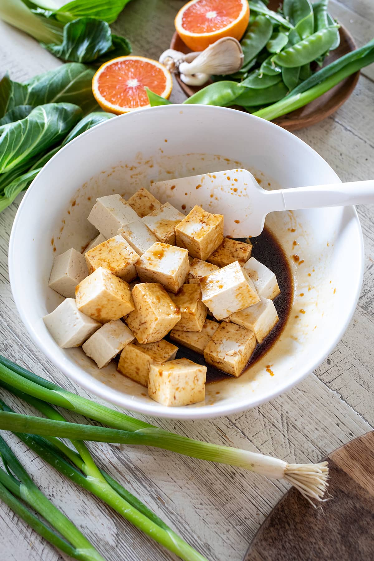 Orange Tofu Bowls