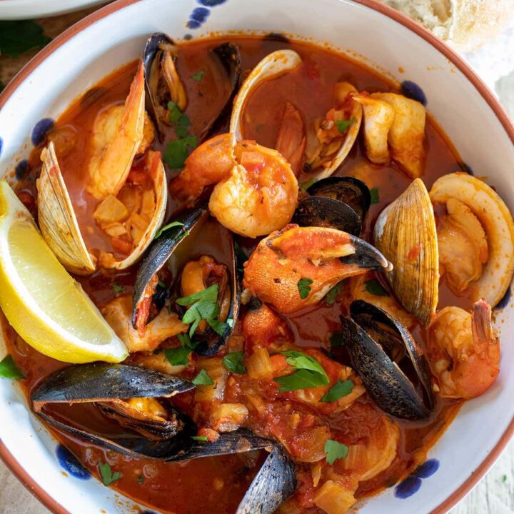 Italian Cioppino Seafood Stew Recipe