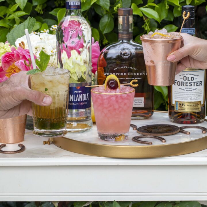 Three drinks you can serve for a Kentucky Derby Party.