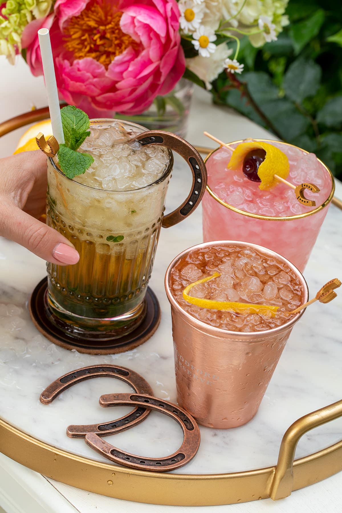 Three classic cocktails you can make at home to celebrate the Kentucky Derby.