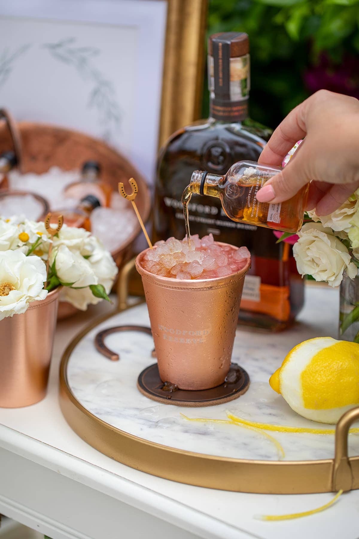The Woodford Reserve Spire is a classic Derby Cocktail you can make at home to celebrate the Kentucky Derby.