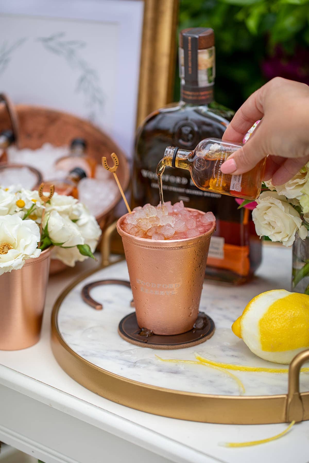 The Woodford Reserve Spire is a classic Derby Cocktail you can make at home to celebrate the Kentucky Derby.