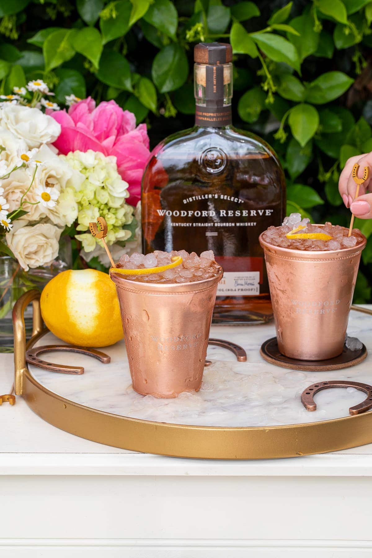 The Woodford Reserve Spire is a classic Derby Cocktail you can make at home to celebrate the Kentucky Derby.