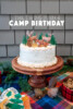 The twins turn 6 Camp Birthday Party