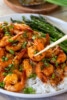 Sheet Pan Sweet Chili Garlic Shrimp with Asparagus