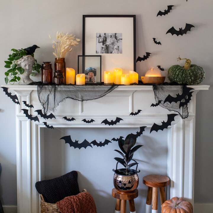Halloween Mantle Decor