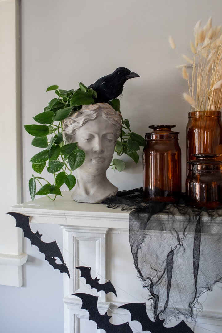 Halloween Mantle Decor