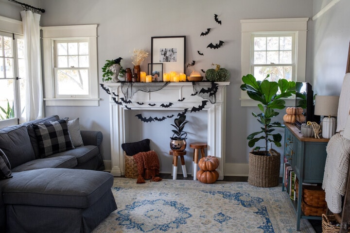 Halloween Mantle Decor