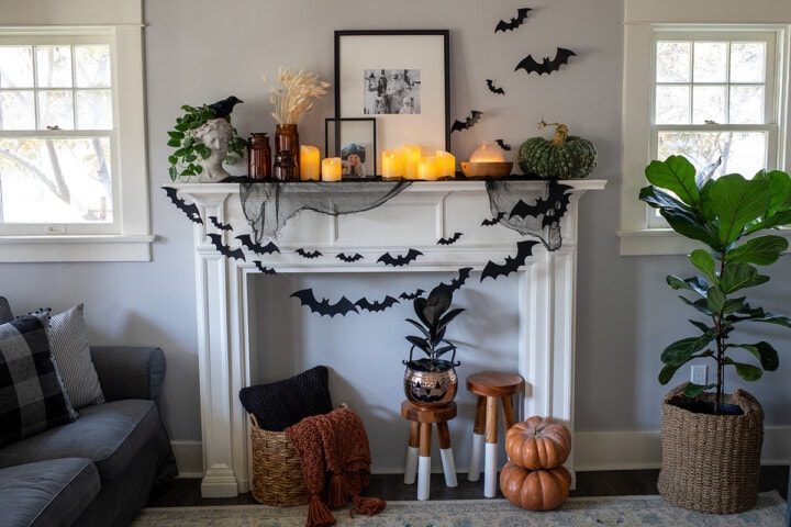 Halloween Mantle Decor