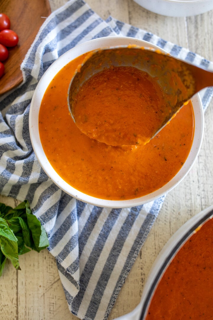 Immersion Blender Roasted Tomato Soup — Y Delicacies