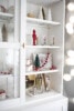 Christmas Curio Cabinet Santa Mugs