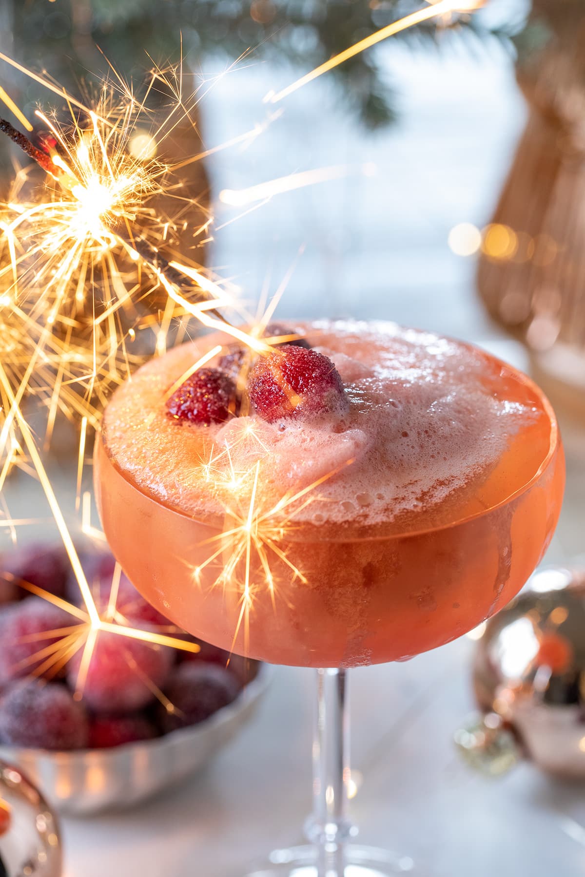 Frosé Champagne Float