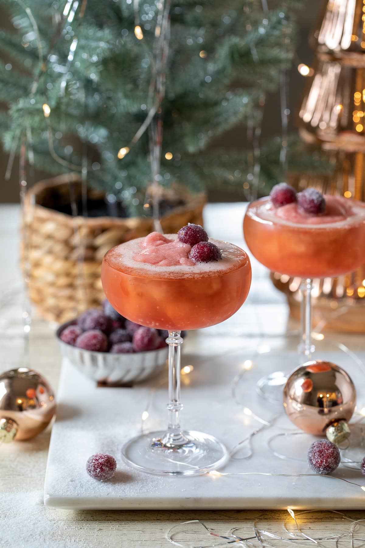 Frosé Champagne Float