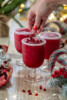 Frozen Pomegranate Christmas Margarita