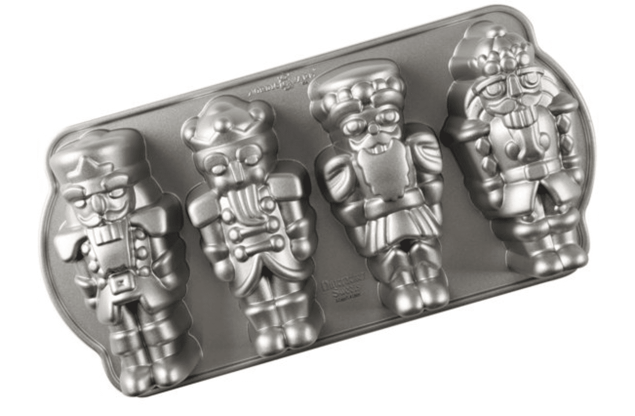 Nordic Ware Nutcracker Sweets Cast Cakelet Pan