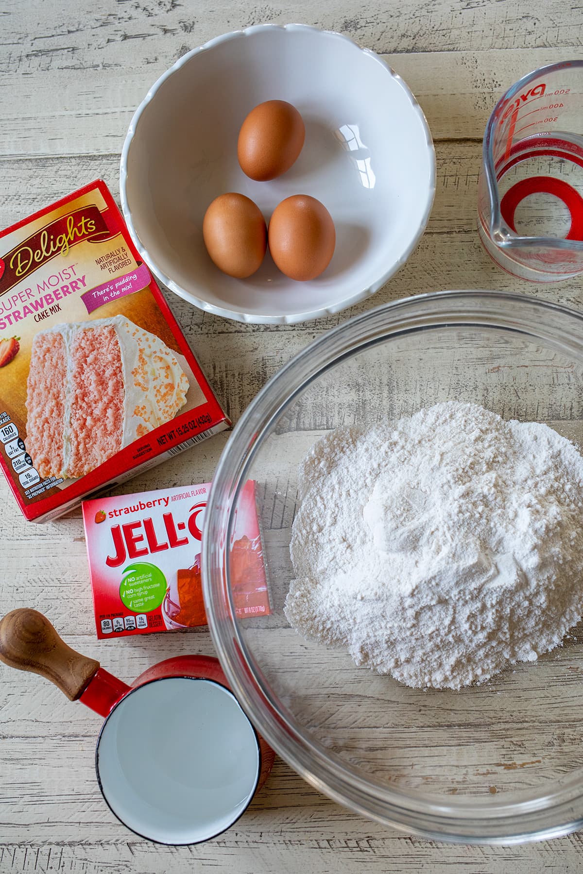 Layered Strawberry Jello Poke Cake Recipe