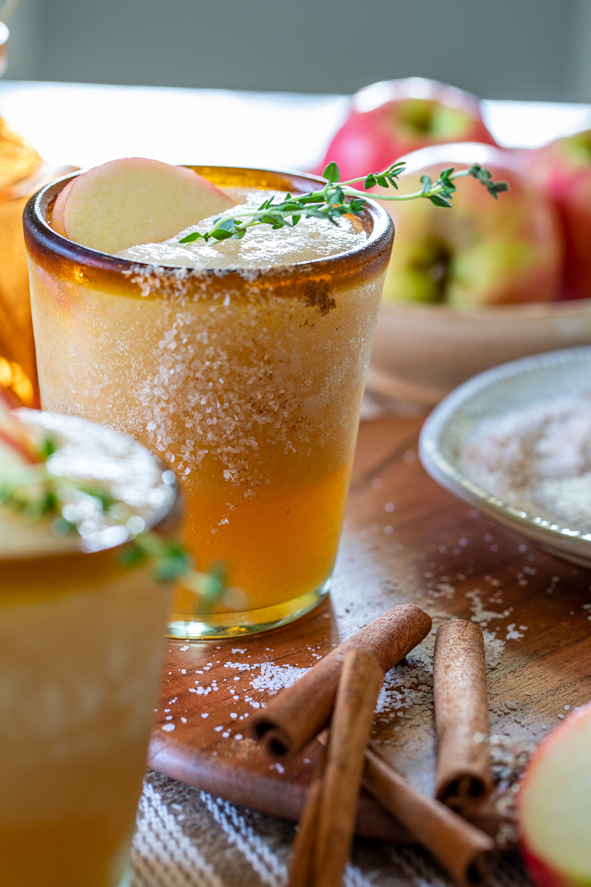 Frozen Honey Apple Cider Margaritas