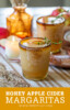 Frozen Honey Apple Cider Margaritas