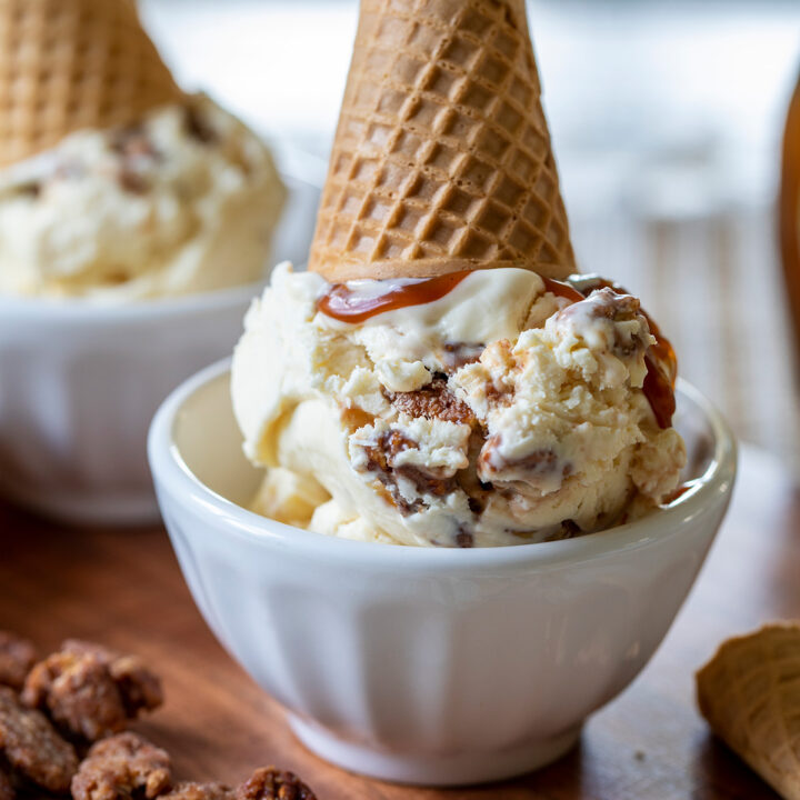 Maple Pecan Praline Ice Cream