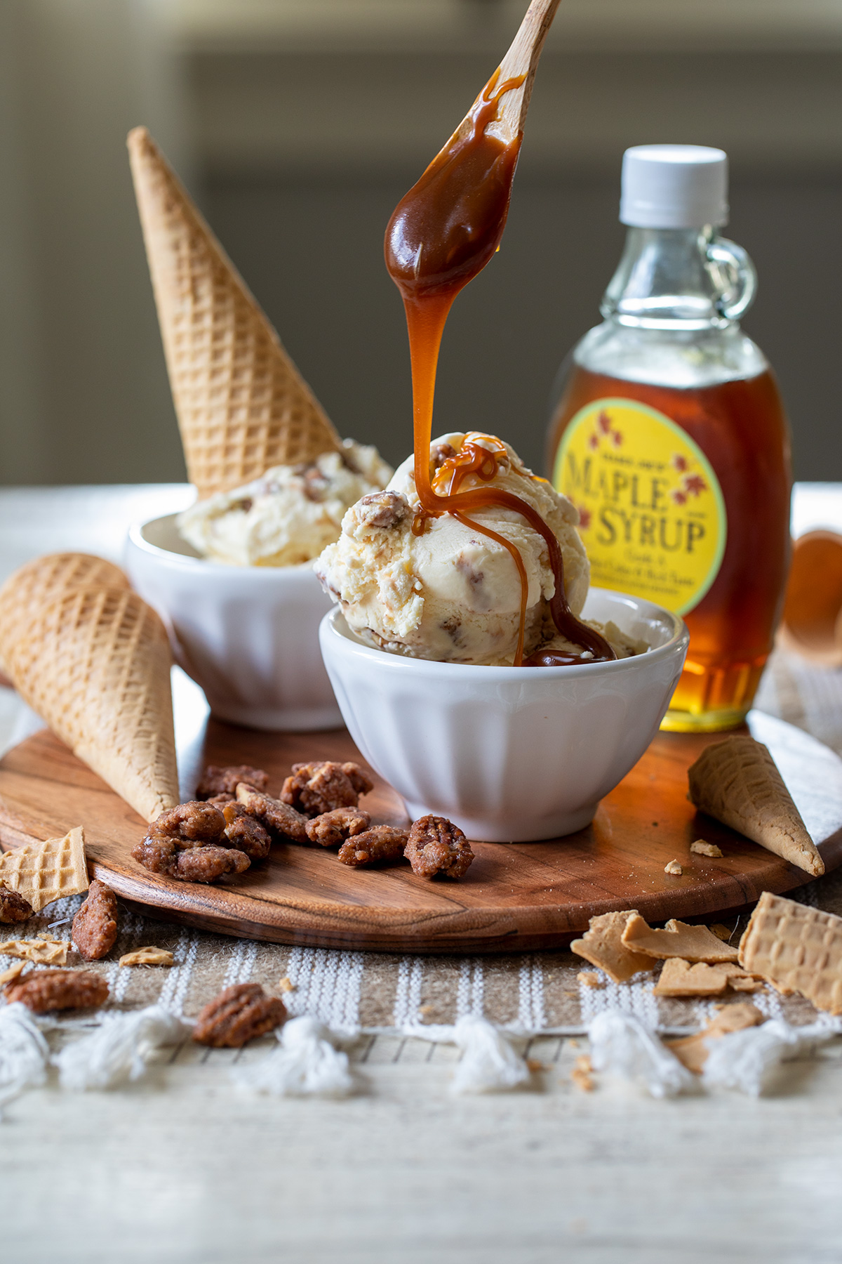 Maple Pecan Praline Ice Cream