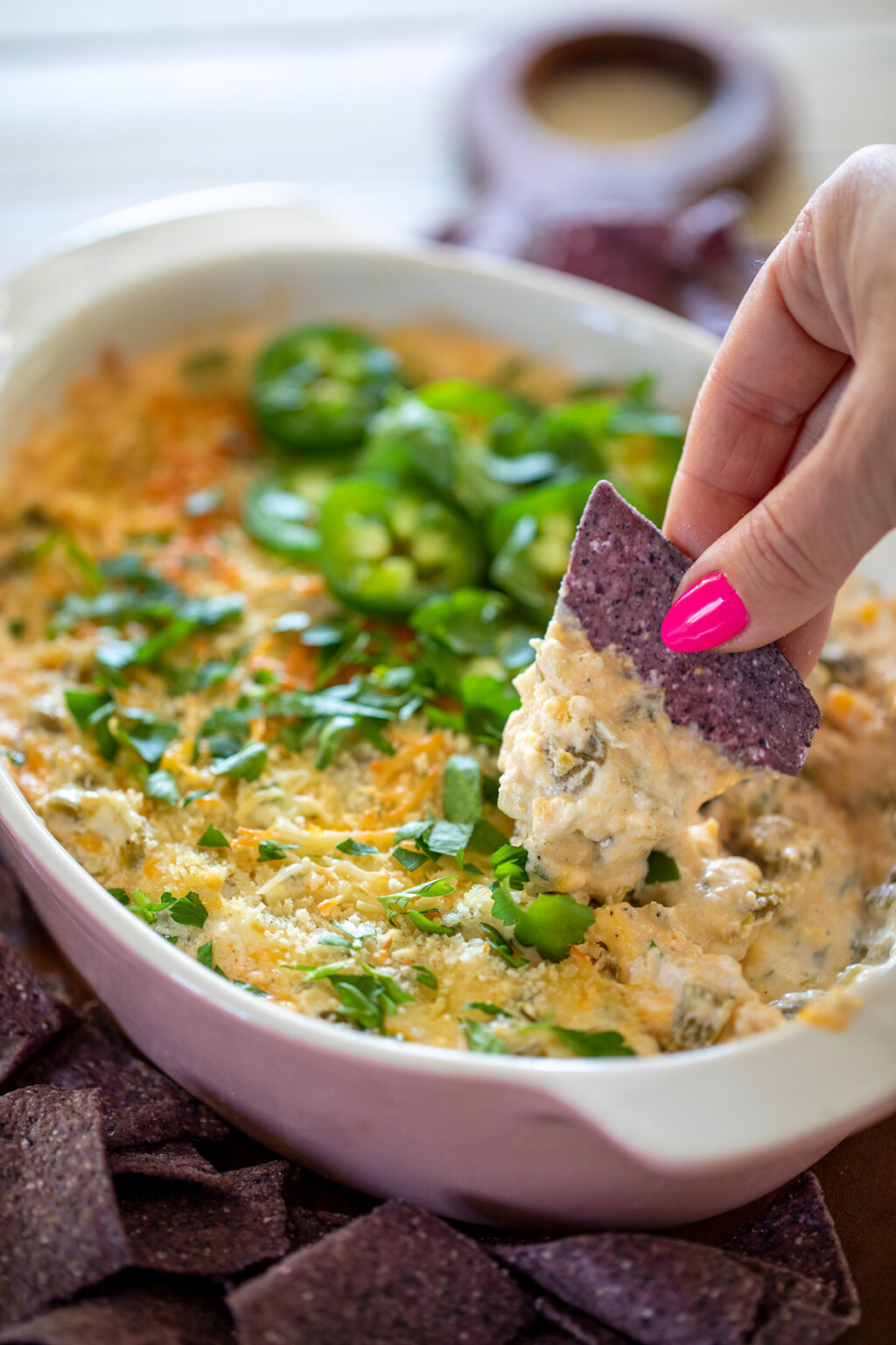 Lighter Jalapeño Popper Dip • Freutcake