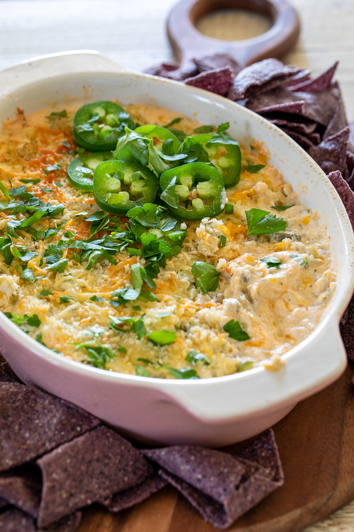 Lighter Jalapeno Popper Dip